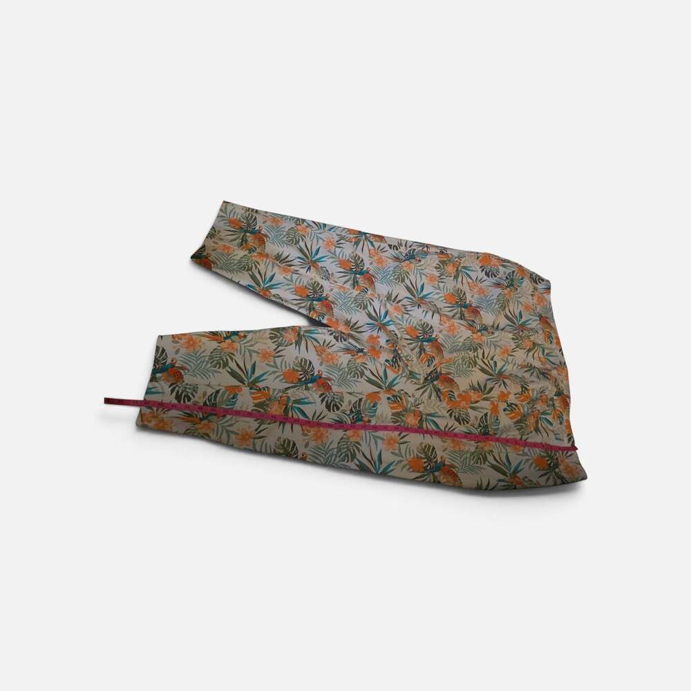 Cato Women's Hi-Rise Tropical Floral Print Ankle Pants Size 28W - Picture 6 of 6